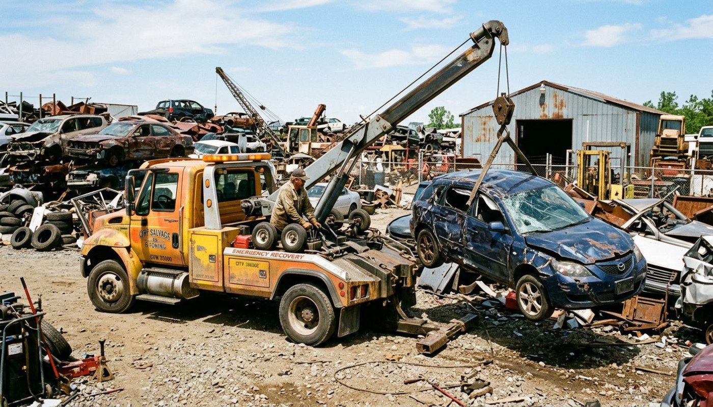 Les services d'enlèvement d'épaves offerts 7 jours sur 7